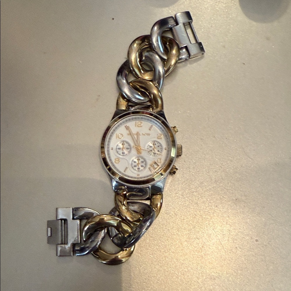 Michael Kors Two-Tone Chain Watch